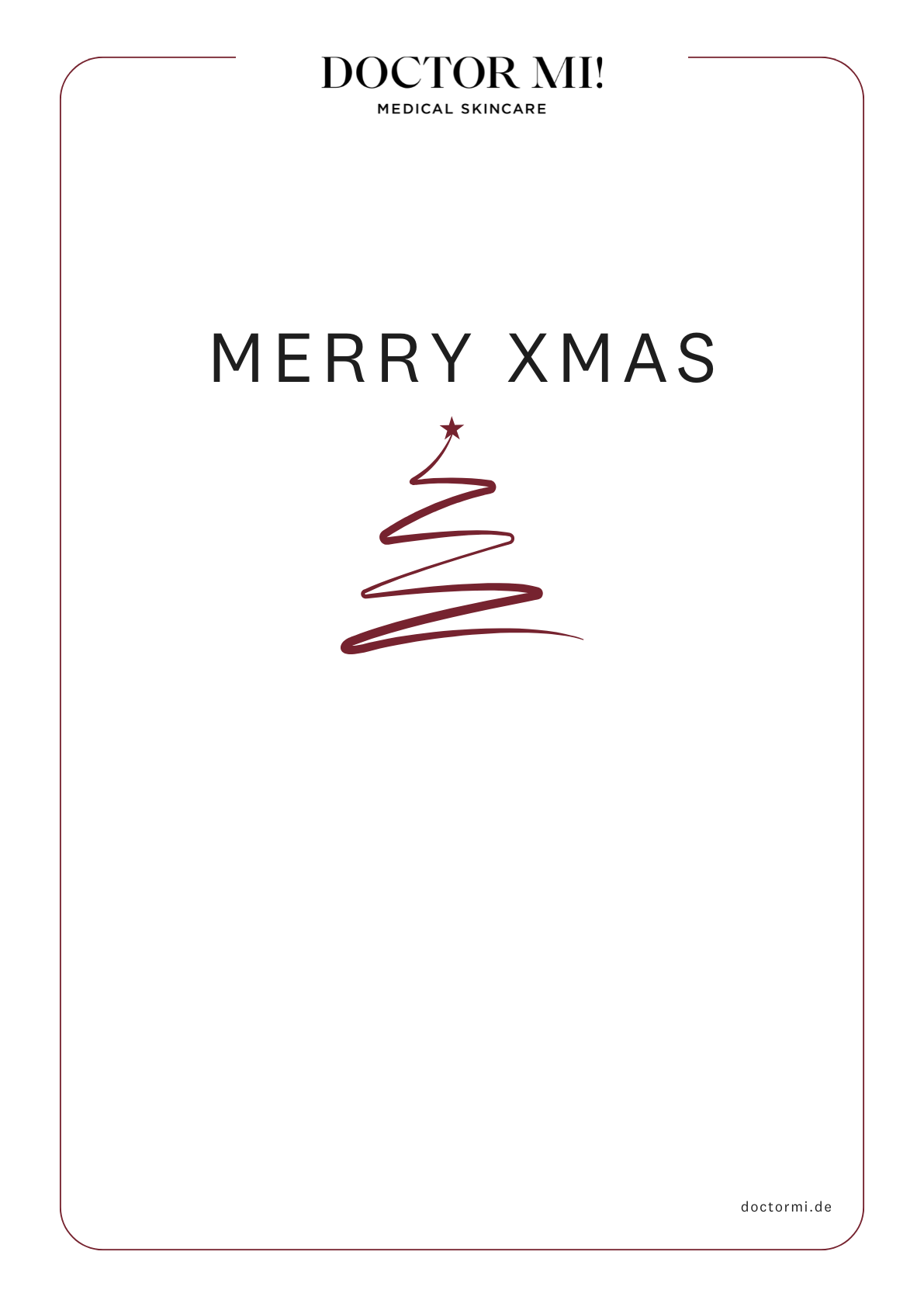 Gutschein Weihnachten Merry Christmas