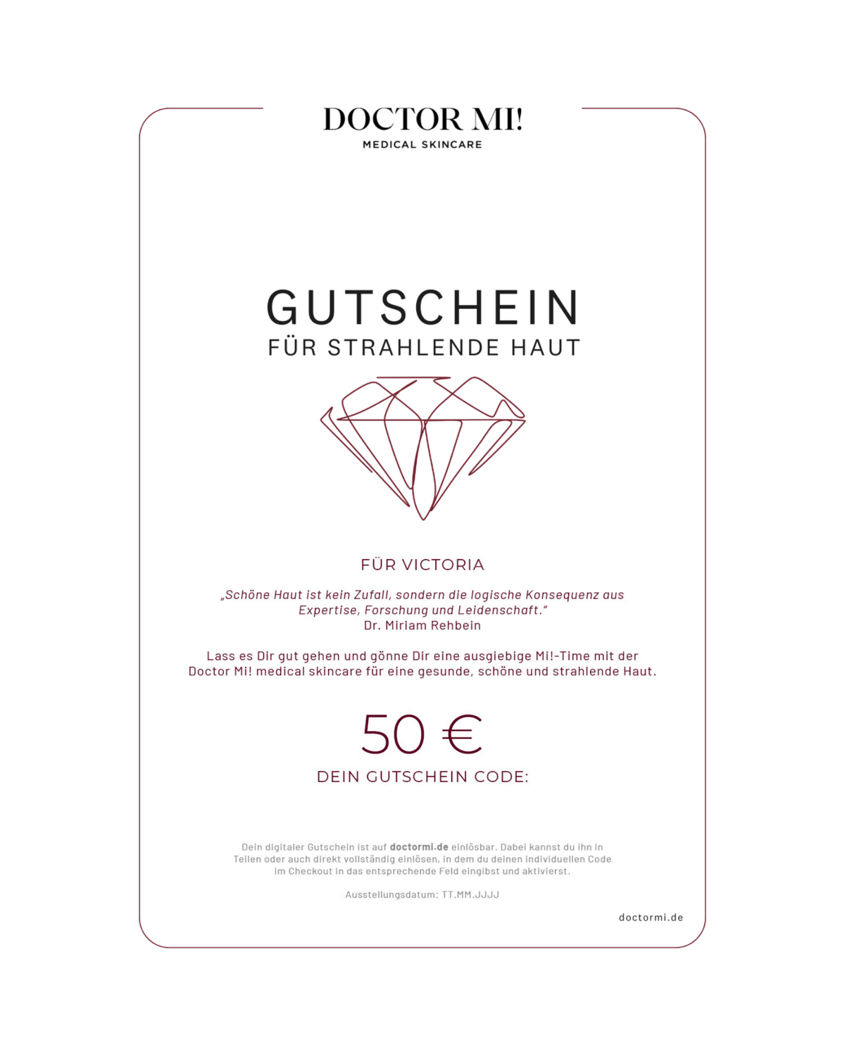 DIGITALER GUTSCHEIN